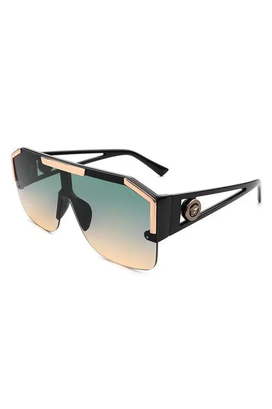 Square Oversize Retro Fashion Sunglasses Cramilo Eyewear