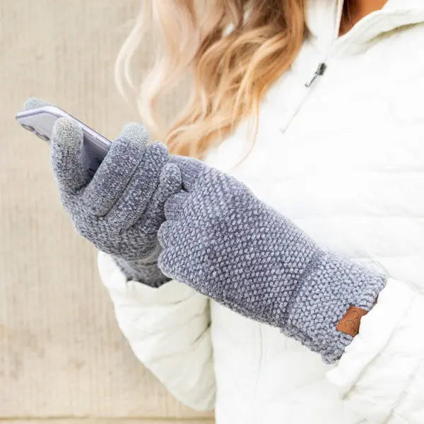 CC Chenille Touch Gloves - Pure Serenity DBA