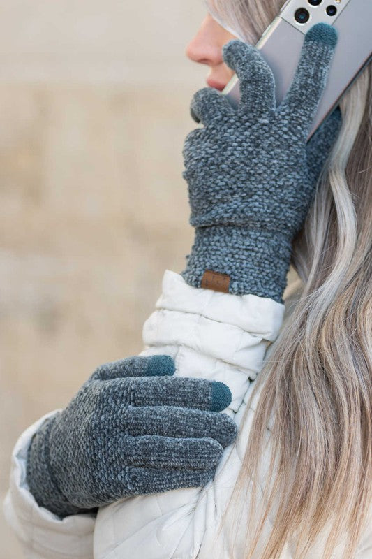 CC Chenille Touch Gloves - Pure Serenity DBA