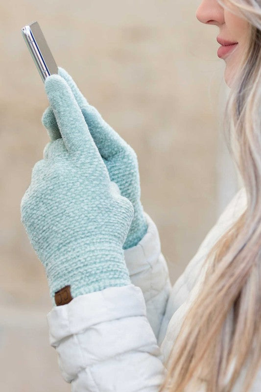 CC Chenille Touch Gloves - Pure Serenity DBA