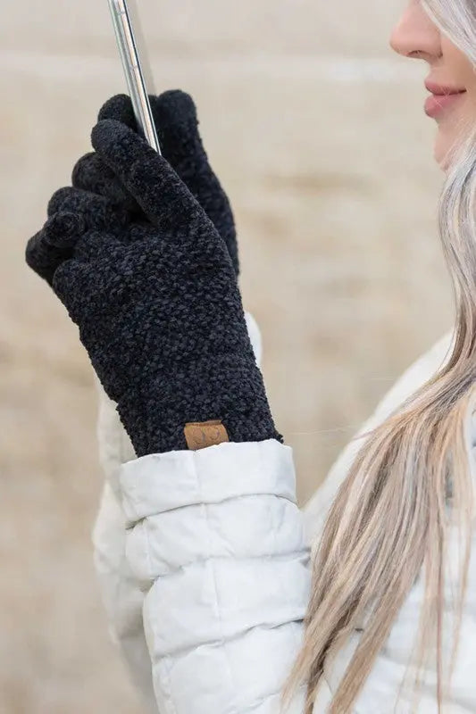 CC Chenille Touch Gloves - Pure Serenity DBA