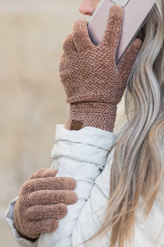 CC Chenille Touch Gloves - Pure Serenity DBA