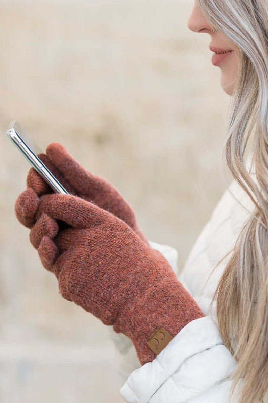 CC Cashmere Blend Touch Gloves - Pure Serenity DBA