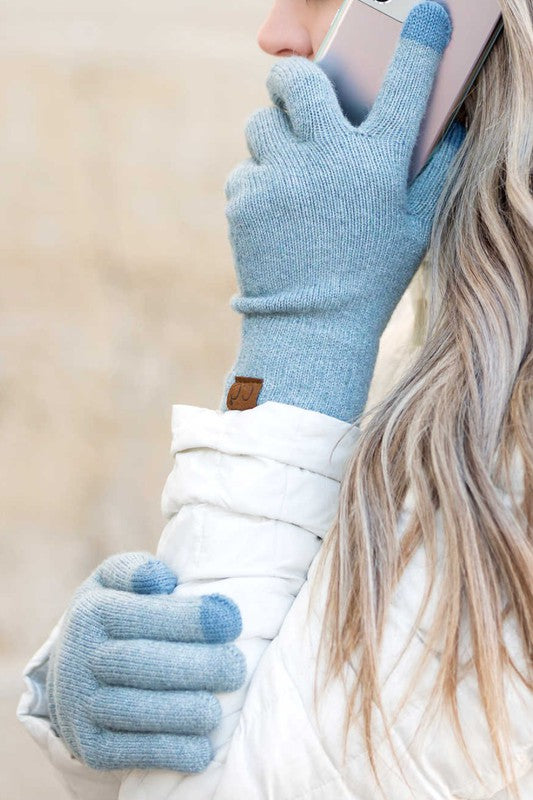 CC Cashmere Blend Touch Gloves - Pure Serenity DBA