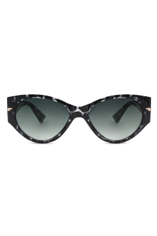 Round Retro Cat Eye Fashion Sunglasses - Pure Serenity DBA