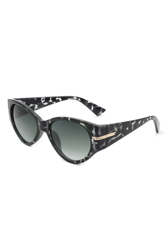 Round Retro Cat Eye Fashion Sunglasses - Pure Serenity DBA