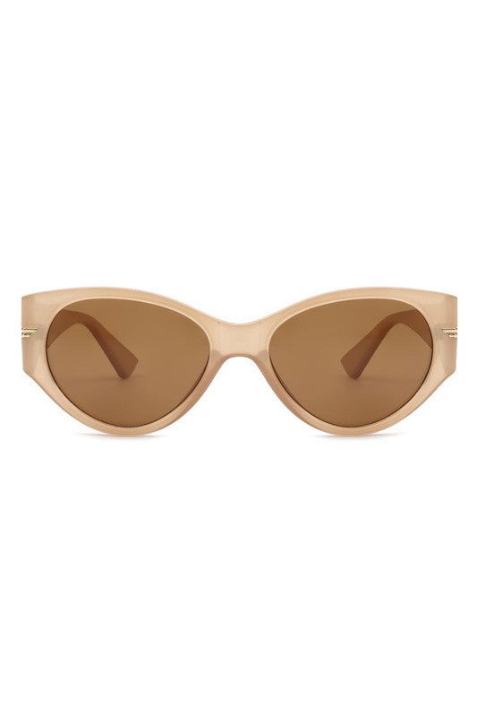 Round Retro Cat Eye Fashion Sunglasses - Pure Serenity DBA