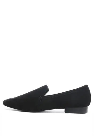 JULIA LEATHER POINTED LOAFERS Rag Company