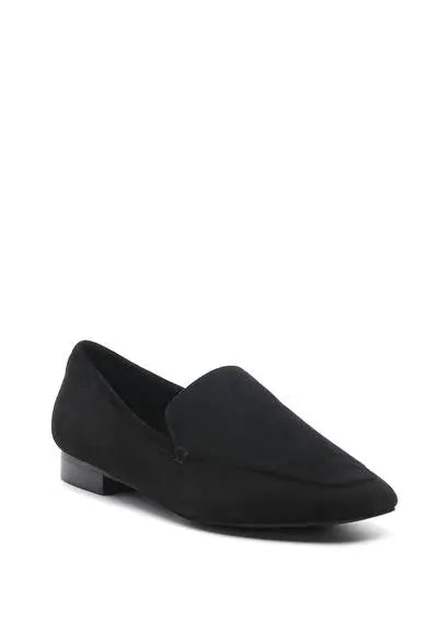 JULIA LEATHER POINTED LOAFERS Rag Company