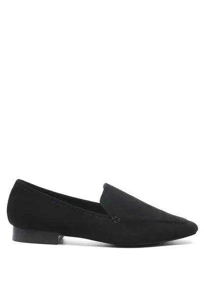 JULIA LEATHER POINTED LOAFERS Rag Company