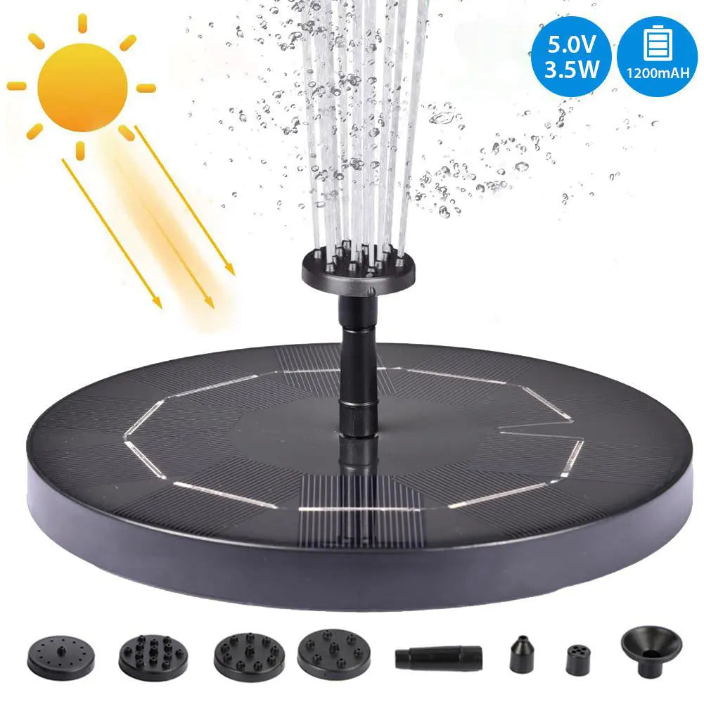 Solar Water Mercury Garden Miniature Floating Fountain Yiwu Renfan Trading Co., LTD