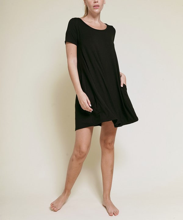 BAMBOO CLASSIC SHORT SLV DRESS - Pure Serenity DBA