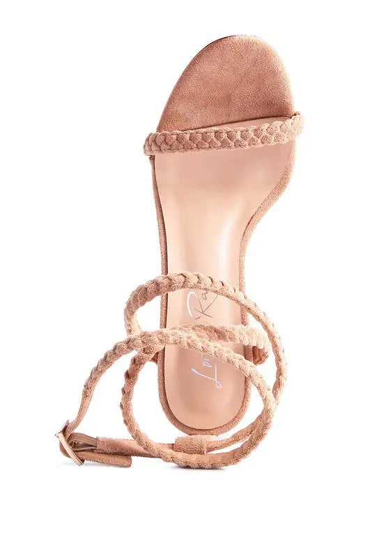 SHERRI SUEDE STILETTO SLING-BACK SANDAL Rag Company