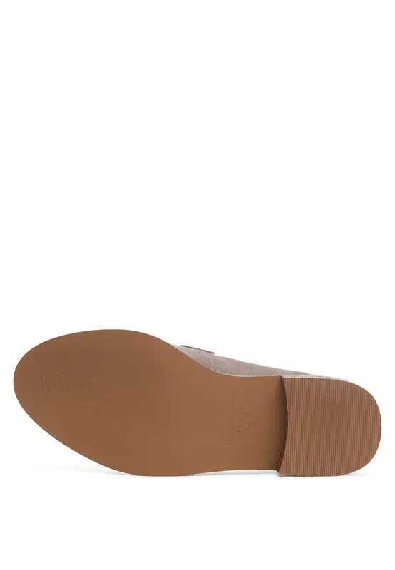 LENA Suede Walking Loafer Mules Rag Company