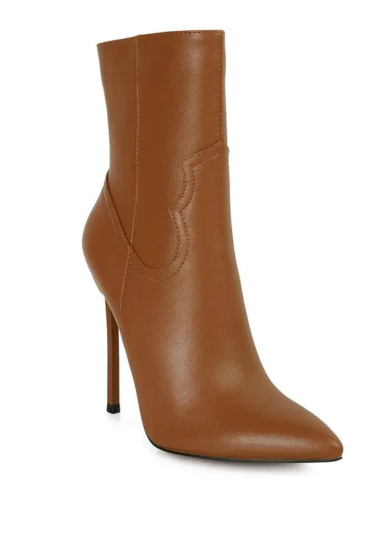 JENNER High Heel Cowgirl Ankle Boot Rag Company