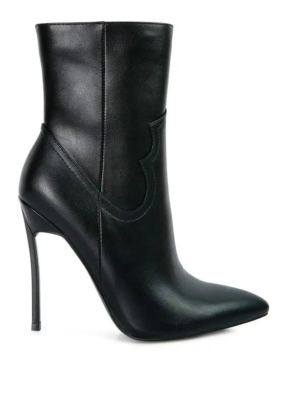 JENNER High Heel Cowgirl Ankle Boot Rag Company