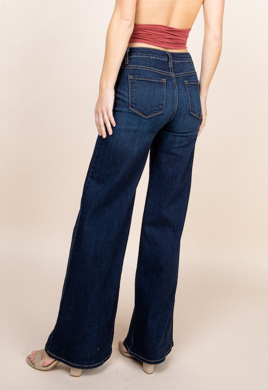 Western Wide leg jeans, baggy denim pants - Pure Serenity DBA