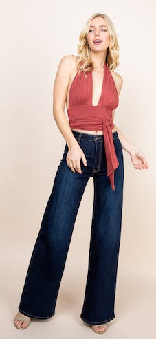 Western Wide leg jeans, baggy denim pants - Pure Serenity DBA