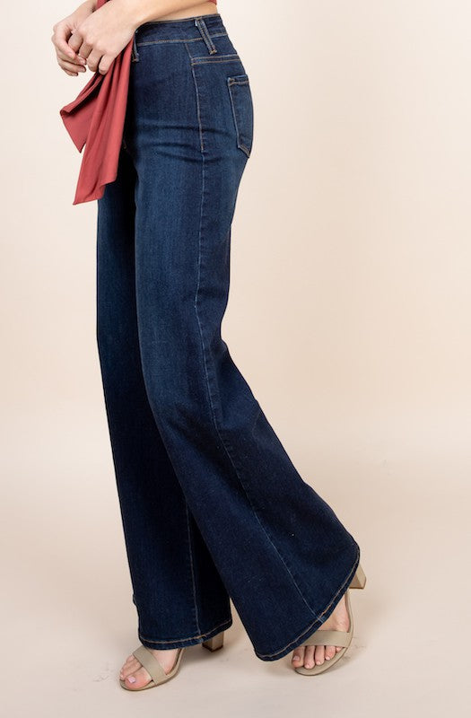 Western Wide leg jeans, baggy denim pants - Pure Serenity DBA