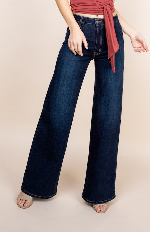 Western Wide leg jeans, baggy denim pants - Pure Serenity DBA