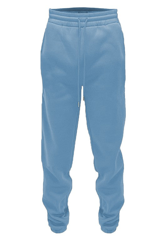 Weiv Solid Polyester Sweat Pant Joggers - Pure Serenity DBA