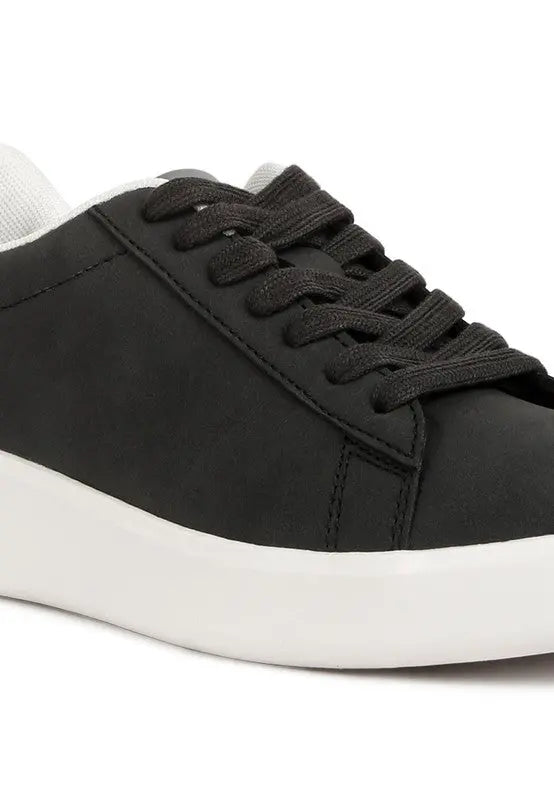 Minky Lace Up Casual Sneakers - Pure Serenity DBA