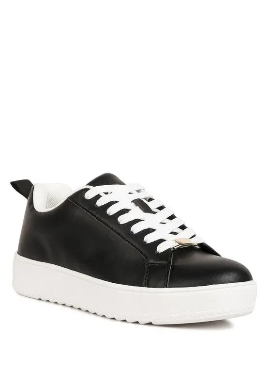 Rouxy Faux Leather Sneakers Rag Company