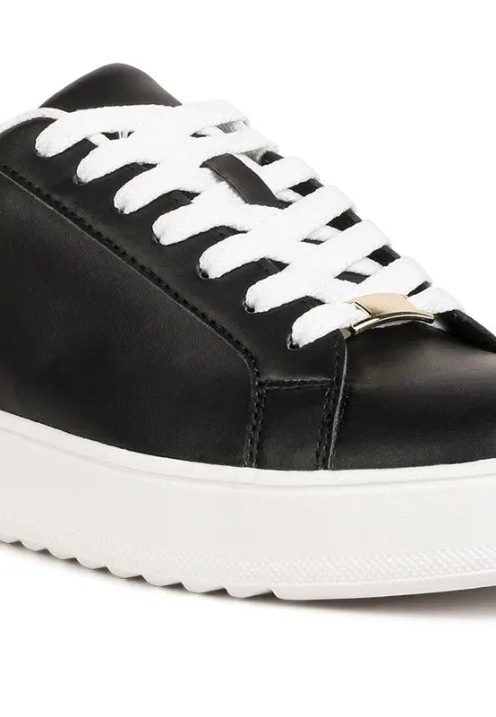 Rouxy Faux Leather Sneakers Rag Company