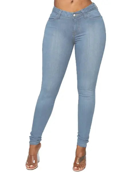 High Waisted Super Stretchy Jeans H7XHRQHC2K Pure Serenity DBA