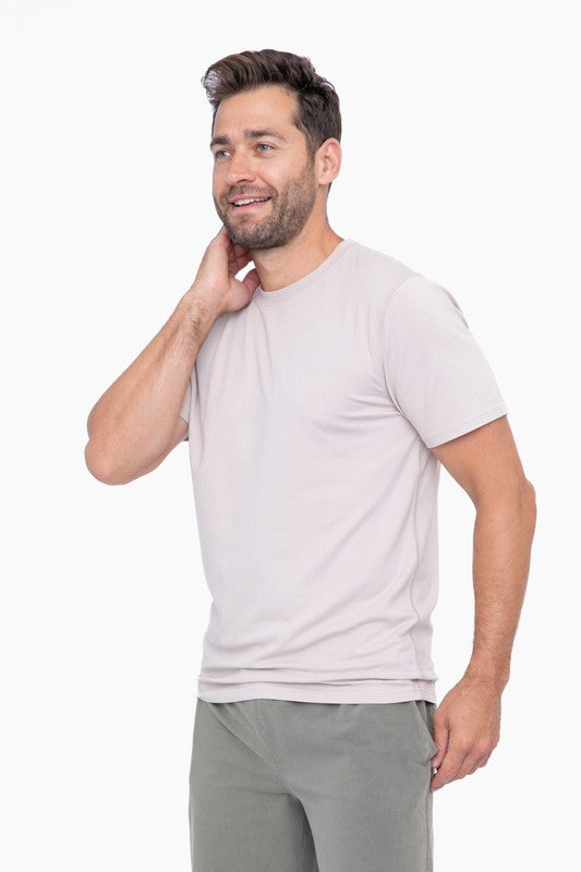Pima Cotton Blend Short Sleeve Tee - Pure Serenity DBA
