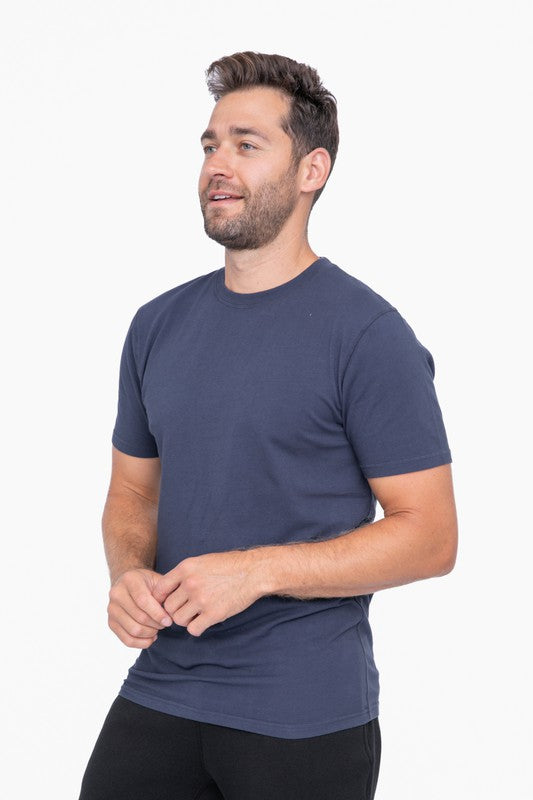 Pima Cotton Blend Short Sleeve Tee - Pure Serenity DBA