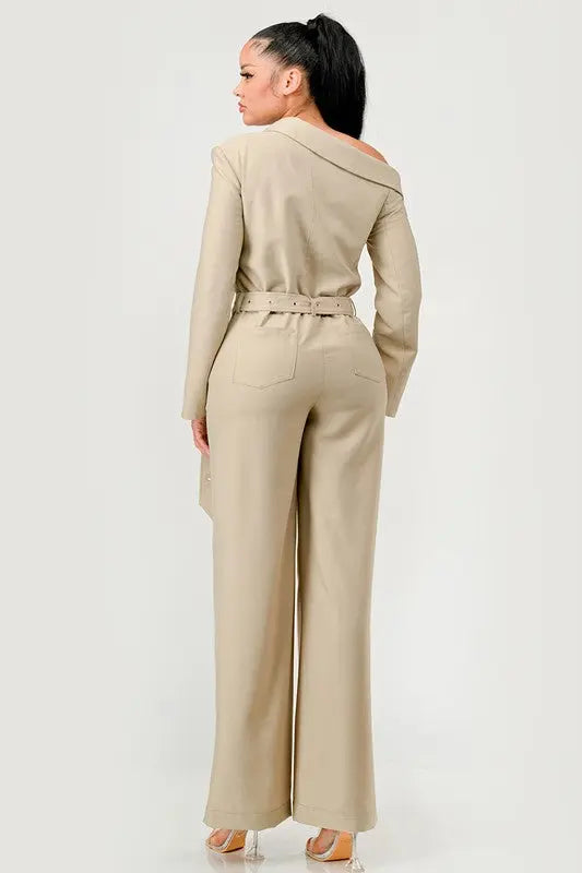 Savannah Elegance Trench Jumpsuit Athina