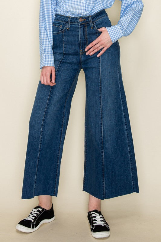 Wide leg, denim pants,  jeans, western - Pure Serenity DBA