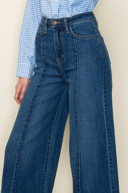 Wide leg, denim pants,  jeans, western - Pure Serenity DBA