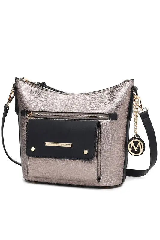 MKF Collection Bag Serenity Color Block Crossbody - Pure Serenity DBA