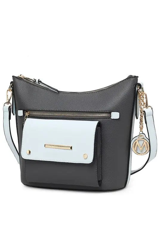 MKF Collection Bag Serenity Color Block Crossbody - Pure Serenity DBA