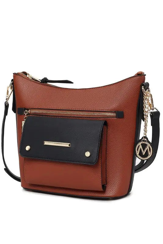 MKF Collection Bag Serenity Color Block Crossbody - Pure Serenity DBA