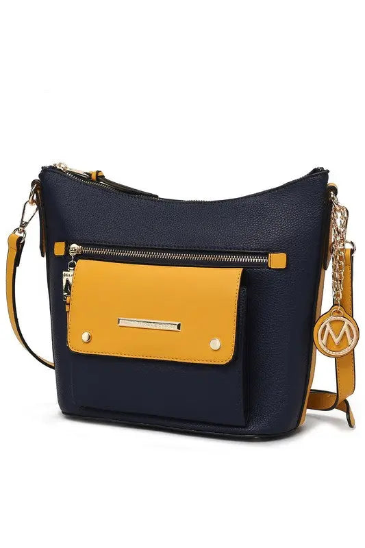 MKF Collection Bag Serenity Color Block Crossbody - Pure Serenity DBA