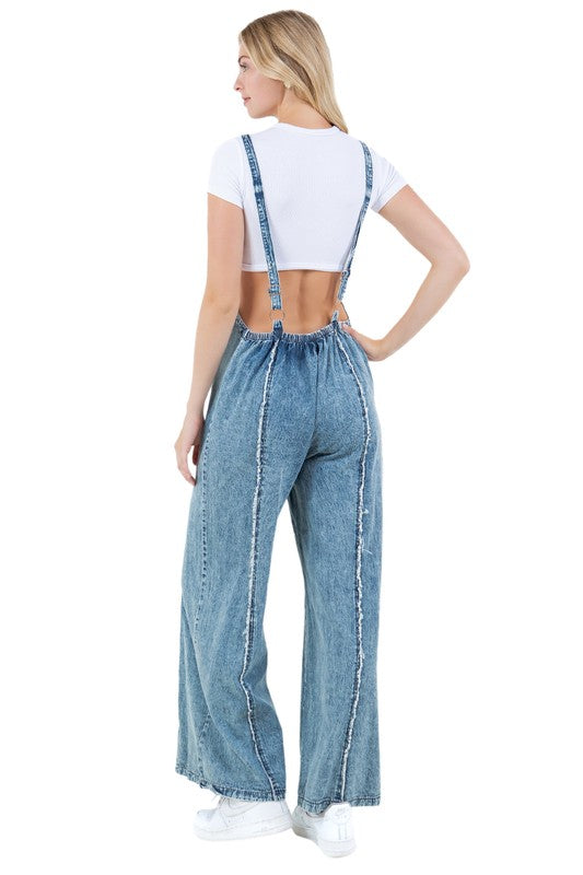 WOMEN FASHION DENIM JUMPSUIT - Pure Serenity DBA