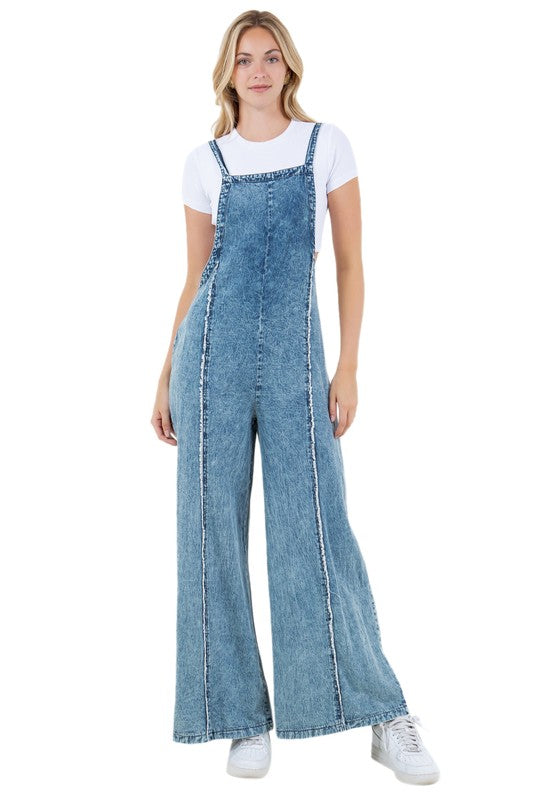 WOMEN FASHION DENIM JUMPSUIT - Pure Serenity DBA