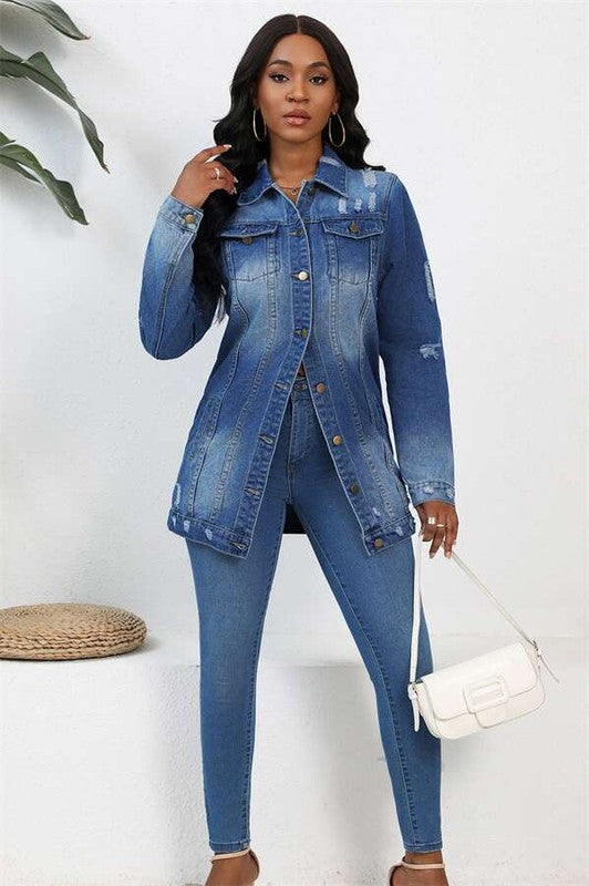 WOMEN FASHION DENIM JACKET - Pure Serenity DBA