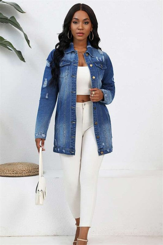 WOMEN FASHION DENIM JACKET - Pure Serenity DBA