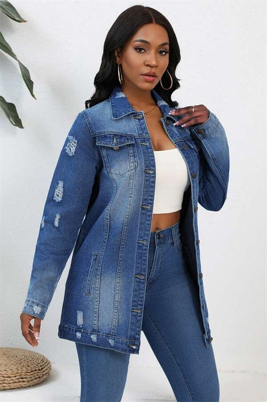 WOMEN FASHION DENIM JACKET - Pure Serenity DBA