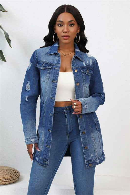 WOMEN FASHION DENIM JACKET - Pure Serenity DBA