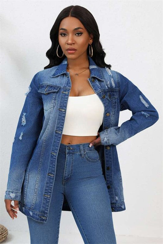 WOMEN FASHION DENIM JACKET - Pure Serenity DBA