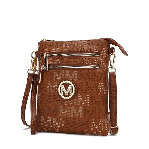 MKF Gaia Milan M Signature Crossbody by Mia K MKF Collection by Mia K