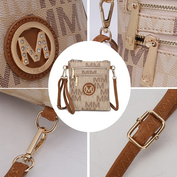 MKF Gaia Milan M Signature Crossbody by Mia K - Pure Serenity DBA