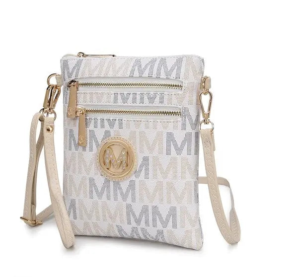 MKF Gaia Milan M Signature Crossbody by Mia K MKF Collection by Mia K