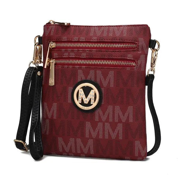 MKF Gaia Milan M Signature Crossbody by Mia K MKF Collection by Mia K