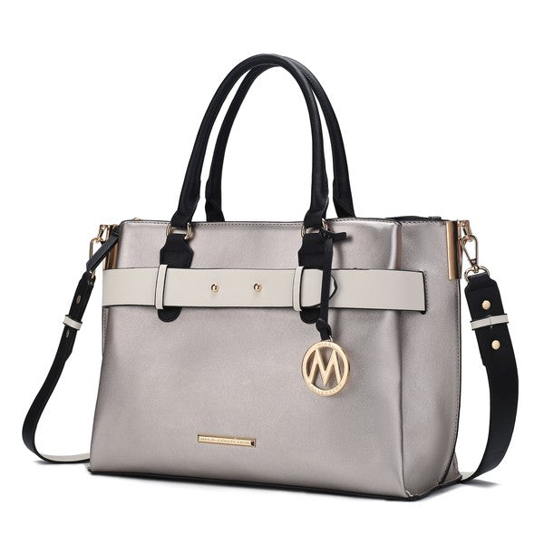 MKF Jamie Women's Satchel Bag by Mia K - Pure Serenity DBA